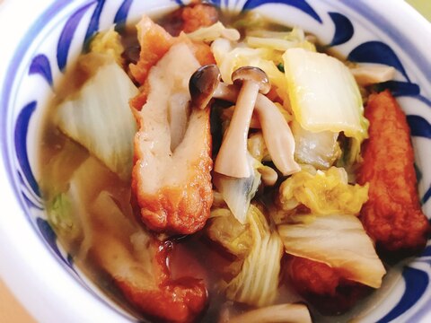 【夫婦のおつまみ】ごぼう天と白菜の煮物